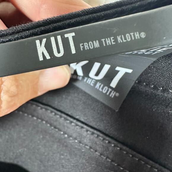 KUT from The Kloth Jeans Women 16 Black Natalie High Rise Bootcut Stretch NWT! - Picture 8 of 13